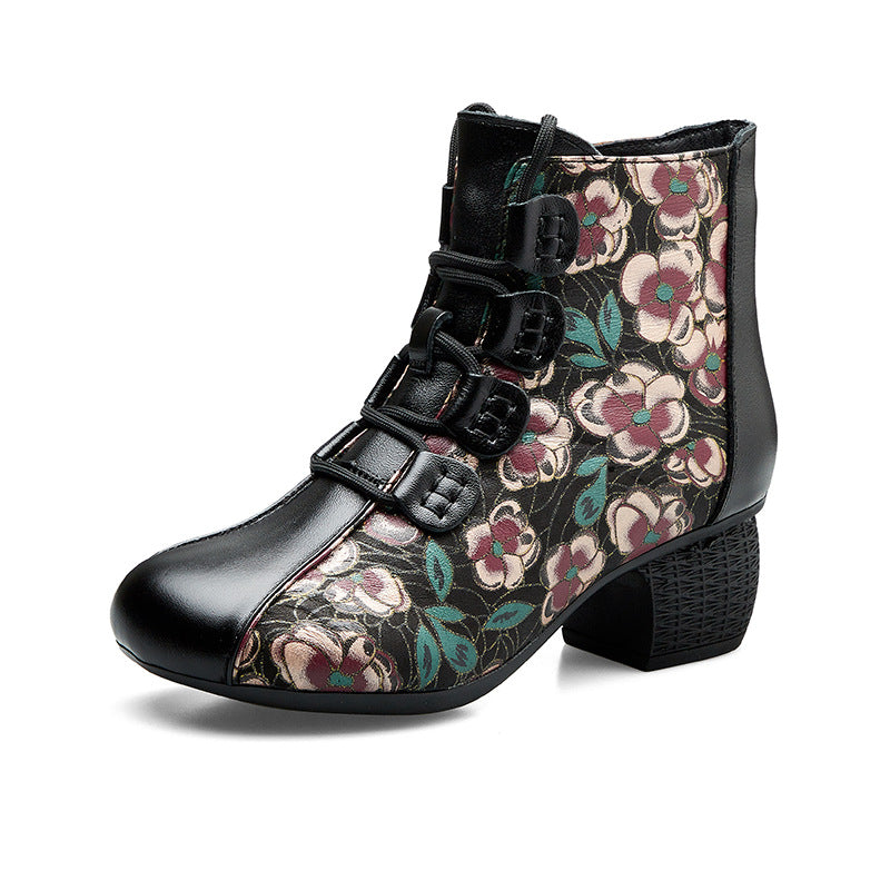 Women's Style Winter Short Chunky Soft Soled Boots