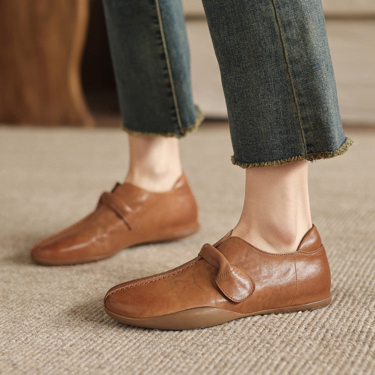 Women's Soft French Genuine Deep Mouth Pumps Spring Women's Fashion Shoes