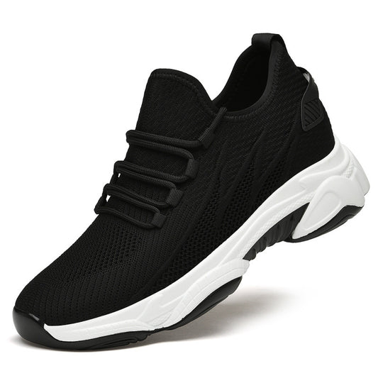 Men's Thick Bottom Height Increasing Insole Flying Men's Sports Shoes