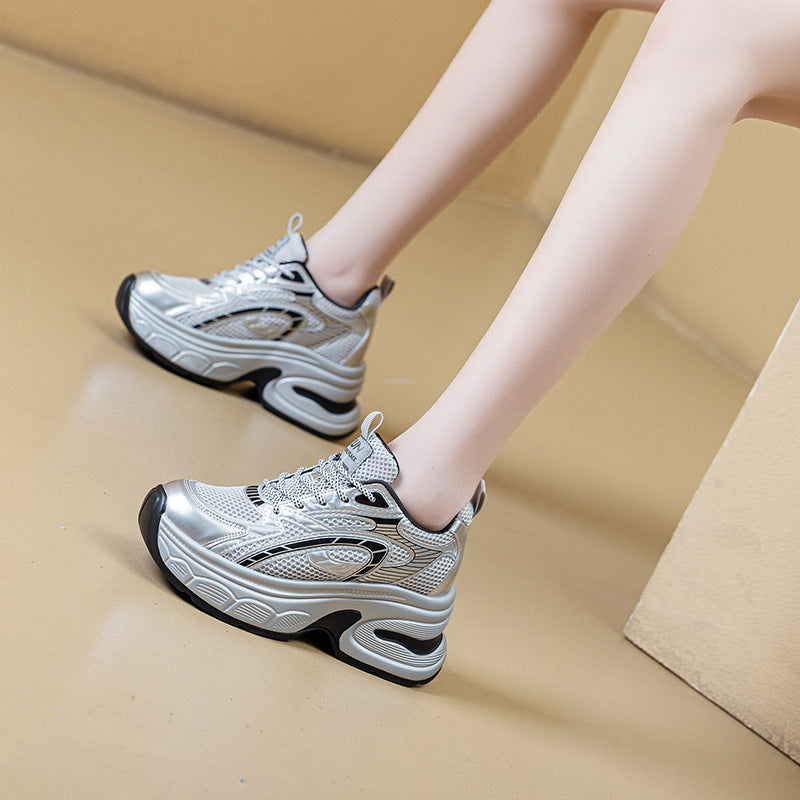 Women's Height Increasing Paris Dad Autumn Versatile Platform Women's Casual Shoes