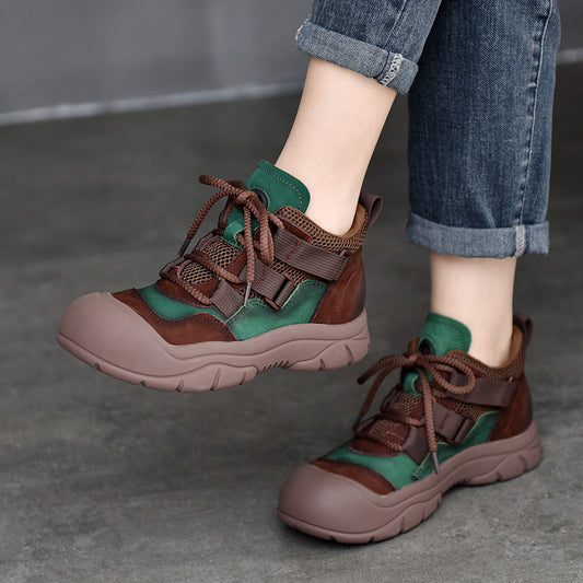 Women's Price Genuine Board Autumn First Layer Sneakers