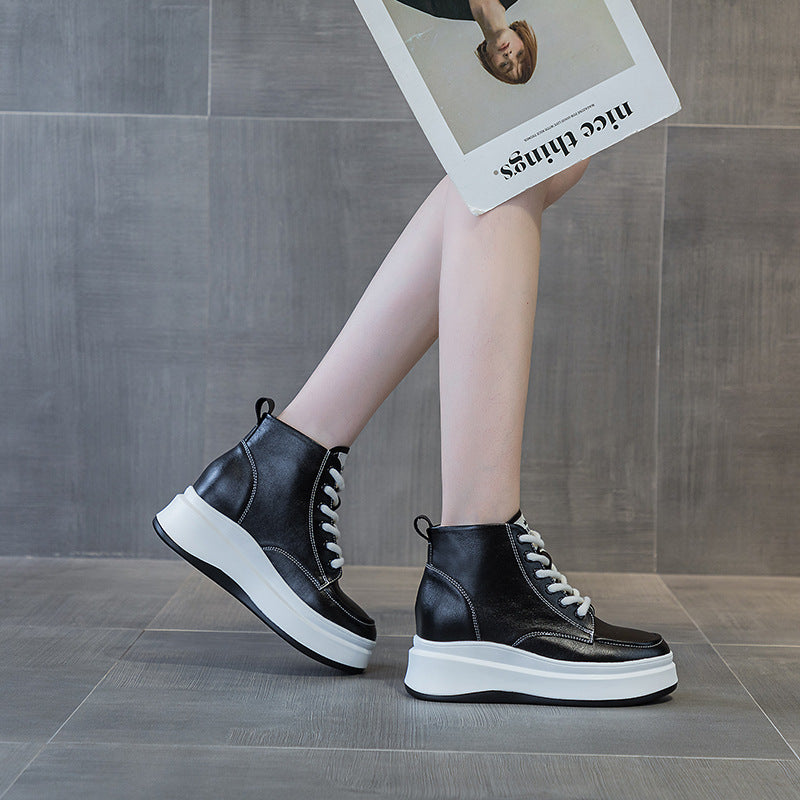 Women's Platform Summer Fashion Trend Versatile Solid Casual Shoes