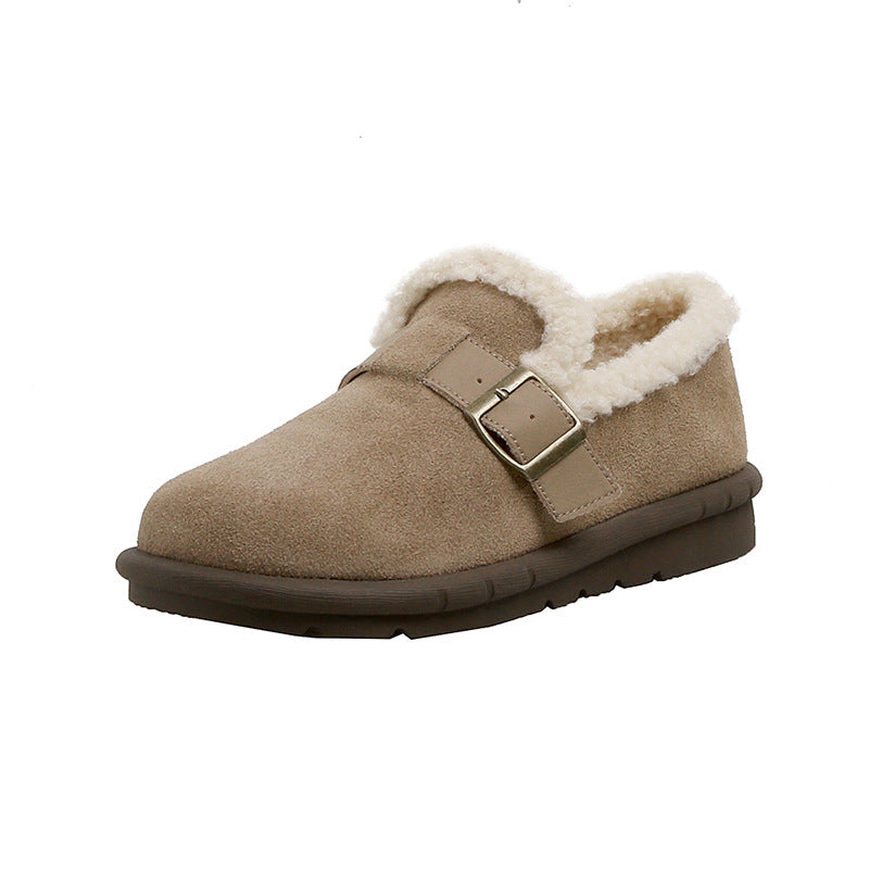 Women's All-inclusive Thick Bottom Winter Fleece-lined Warm Women's Shoes