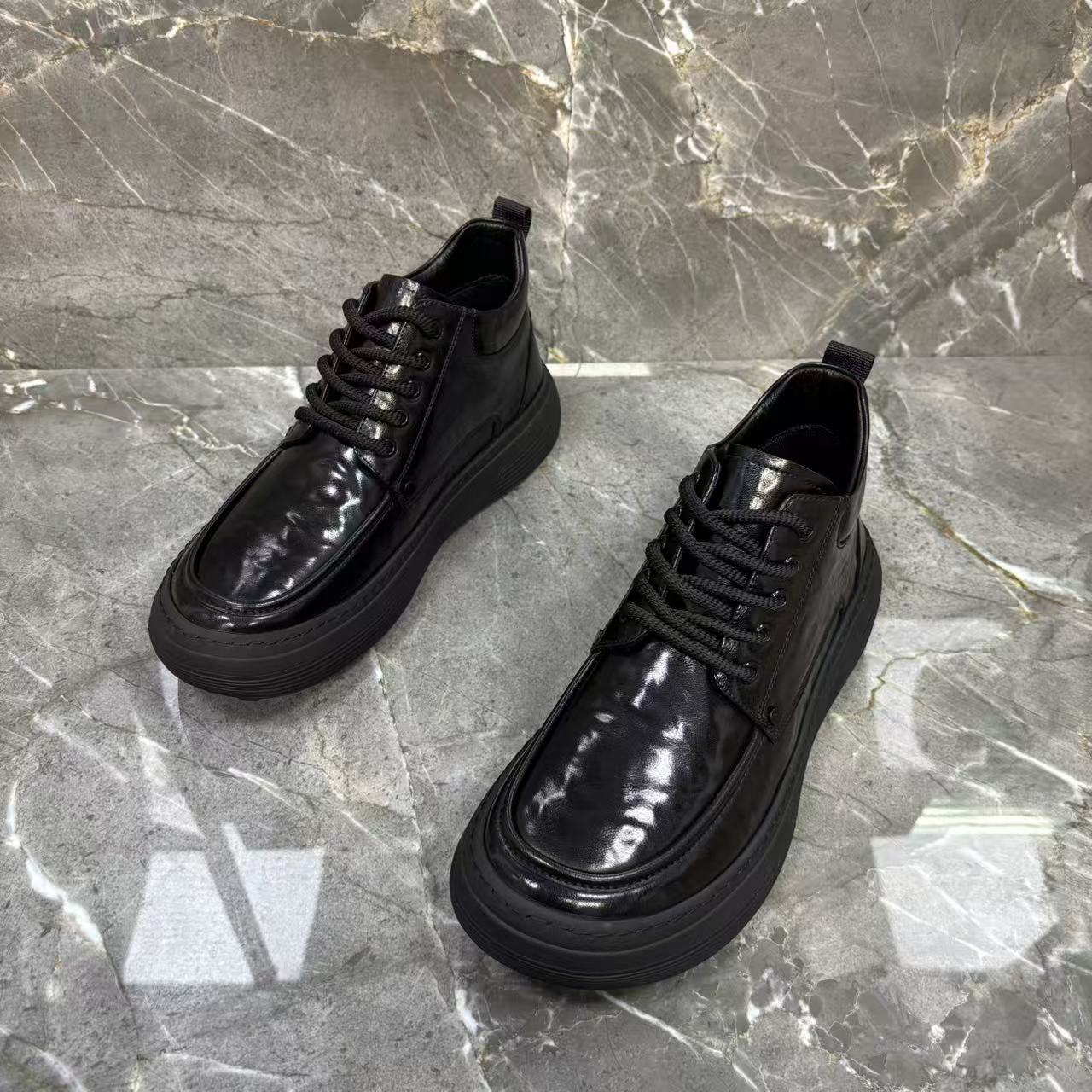 Men's Genuine Autumn Versatile Fashion Cowhide Soft Men's Business Leather Shoes