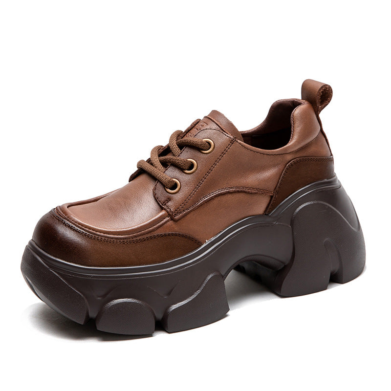 Women's Simple Fashion Platform Versatile Single-layer Comfortable Height Women's Casual Shoes