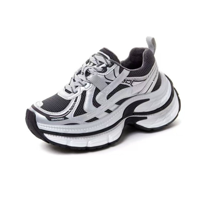 Women's Platform Heightened Daddy Pearl Color Casual Shoes