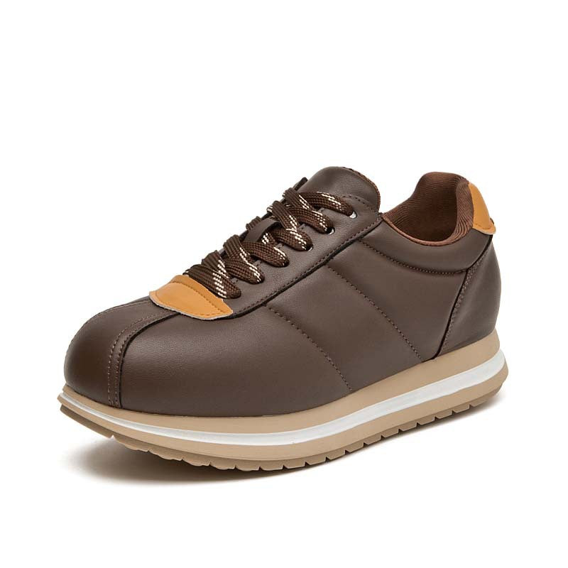 Ugly Cute Small Inner Height Increasing Female Spring Thick Women's Casual Shoes