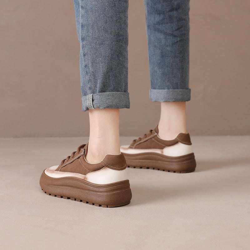 Women's Genuine Retro Style Spring Versatile Fashion Casual Shoes