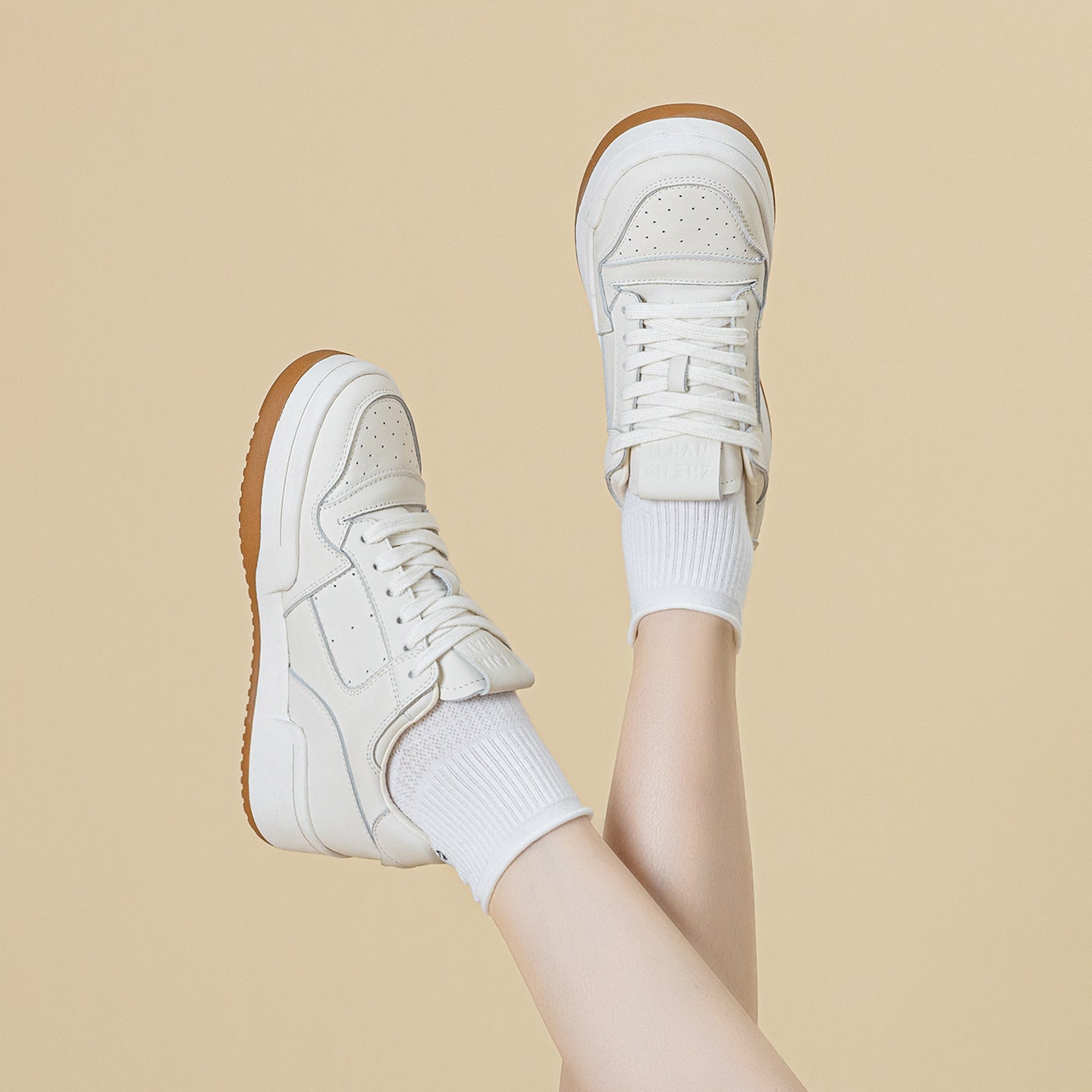Women's Platform White Spring Comfort Hight Increasing Women's Casual Shoes