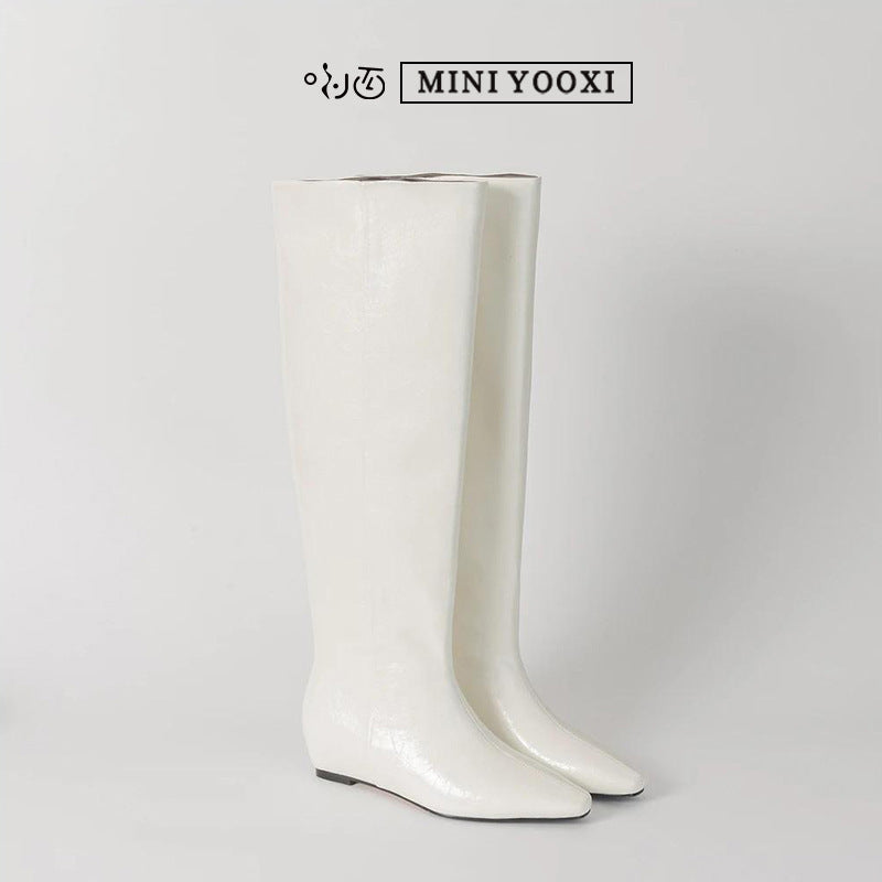 Women's Over The Knee High Leg Can't Drop Tube Boots