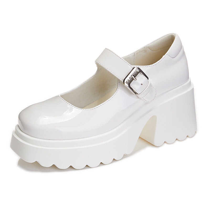 Women's Thick With British Style Small Niche Women's Shoes
