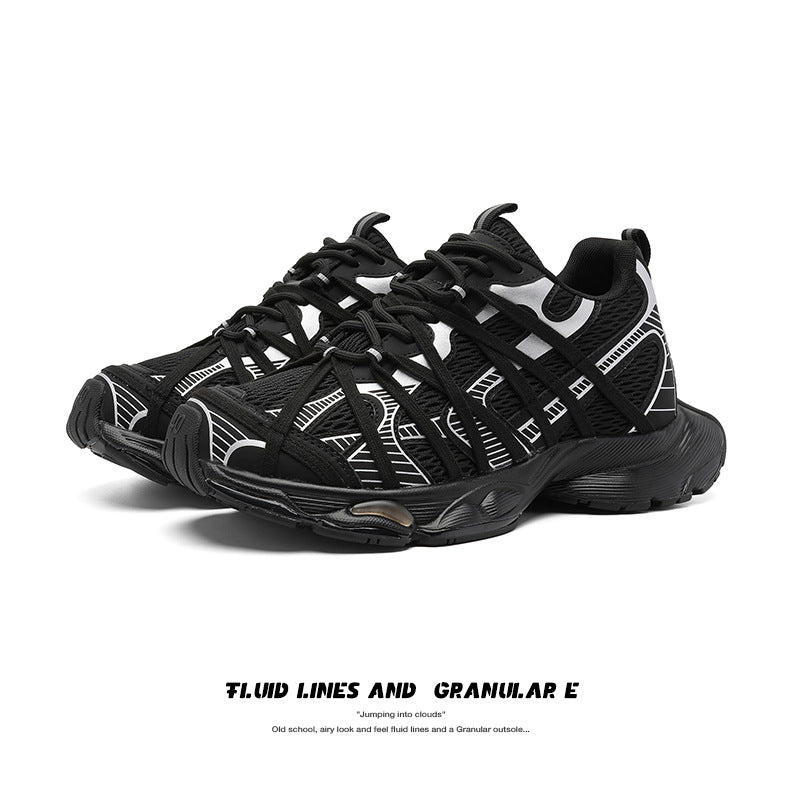 Spider Four Dad Brushed Old Platform Casual Shoes