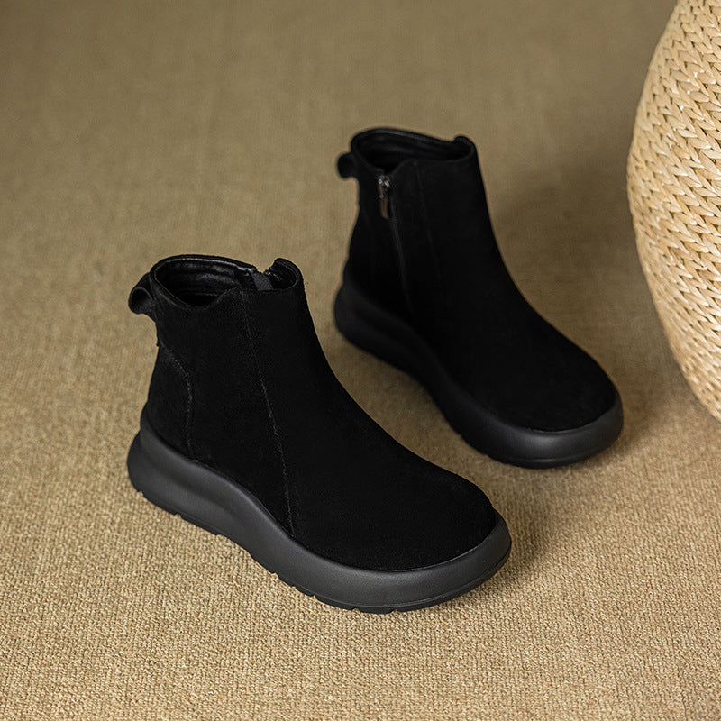 Women's Large Size To Soft Bottom Martin Men's Shoes
