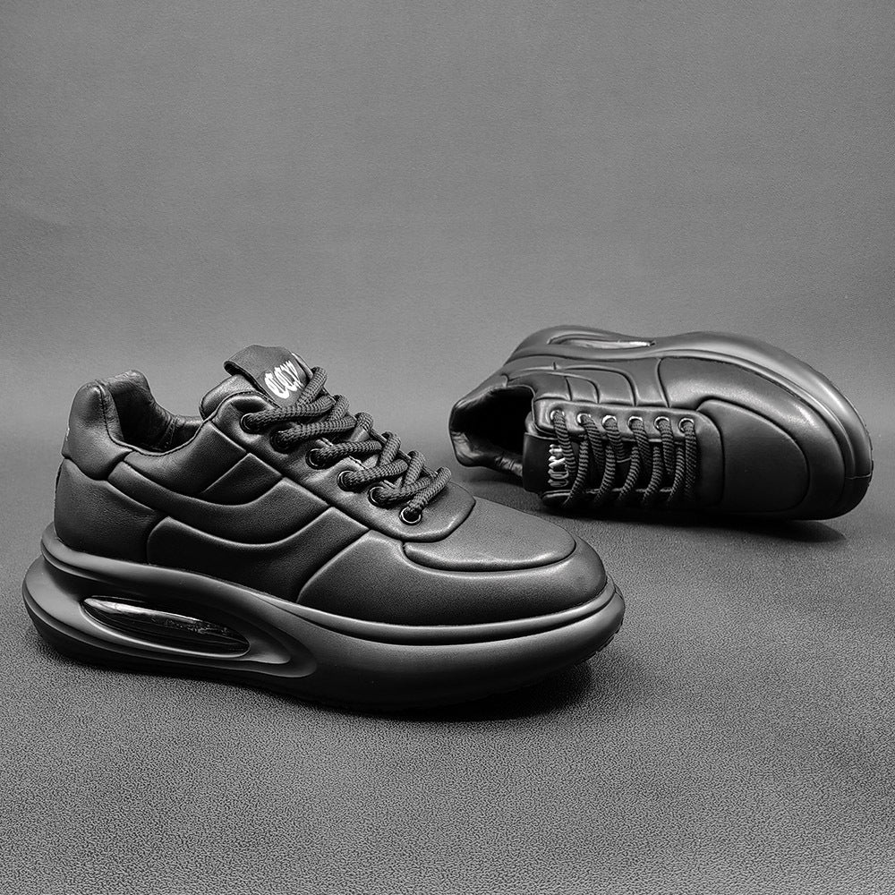 Men's First Layer Cowhide Autumn Versatile Fashionable Sneakers