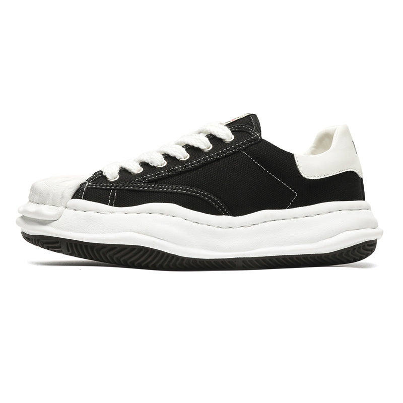 Women's & Men's Sole Shell Toe Dissoed Couples For Thick Sneakers