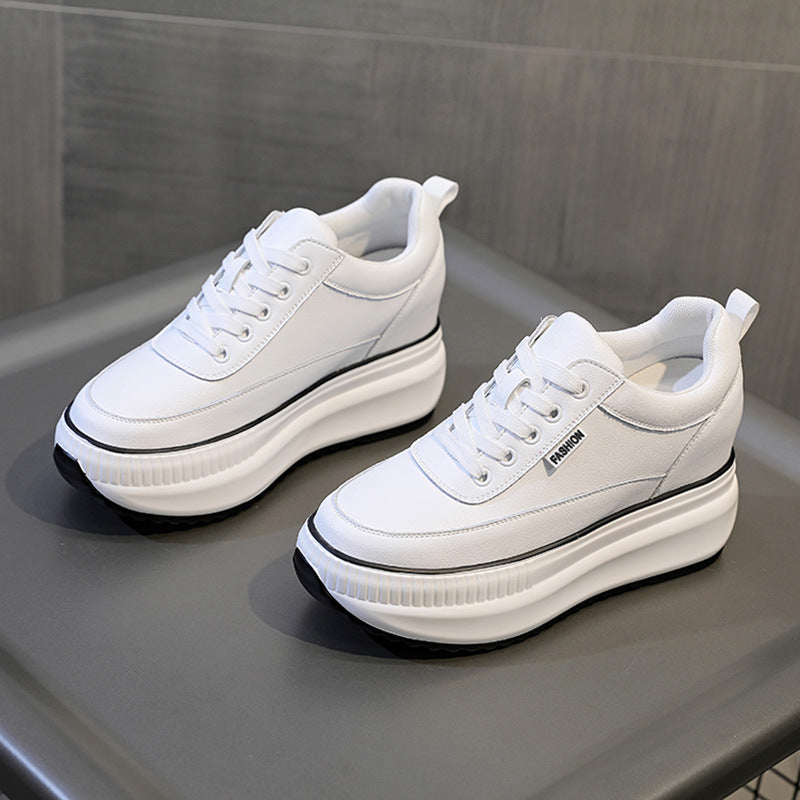 Women's Wedge Platform Small Height Increasing Insole Four Women's Casual Shoes