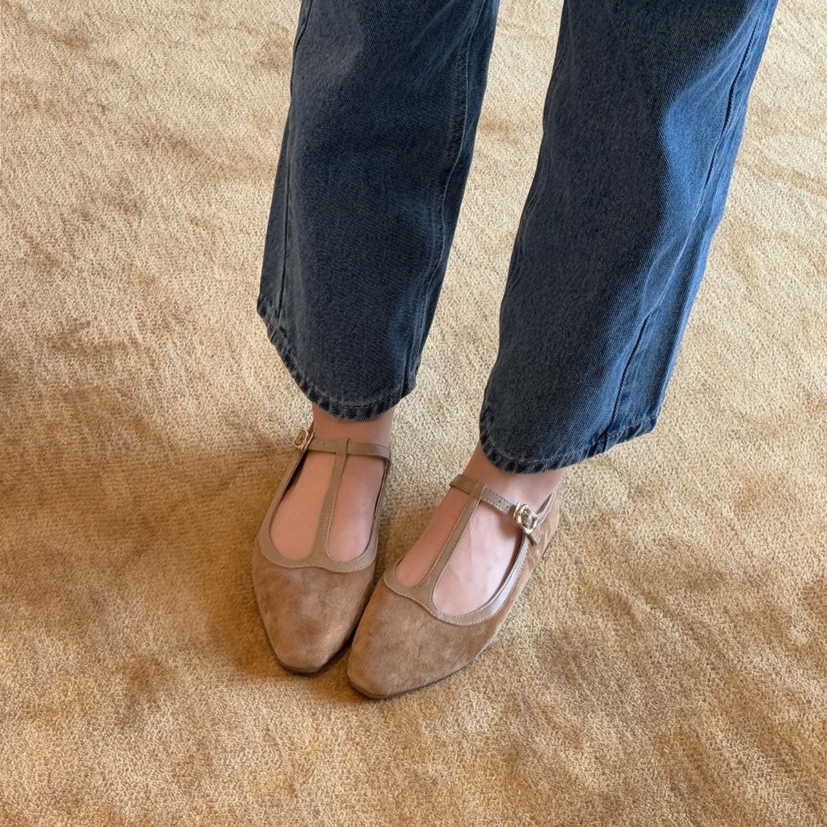 Women's Spring Versatile Retro Soft Mary Jane Heels