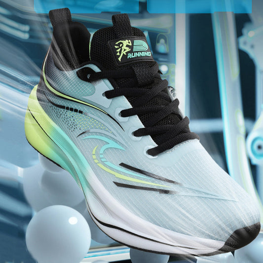 Men's Carbon Plate Running Sports Breathable Soft Sneakers