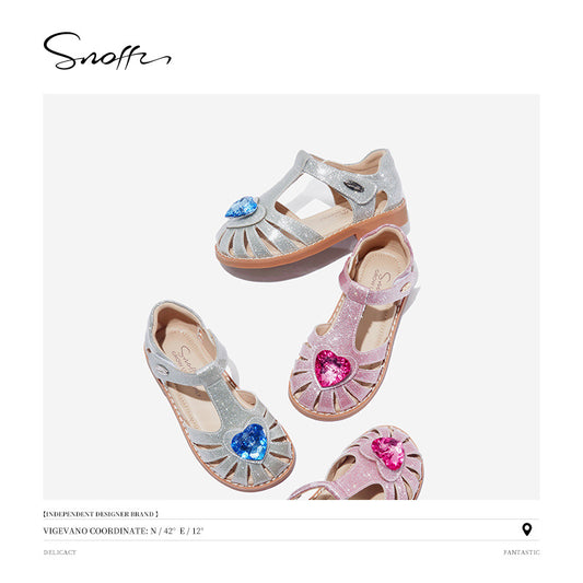 Summer Princess Soft Bottom Little Hollow Kid's Sandals