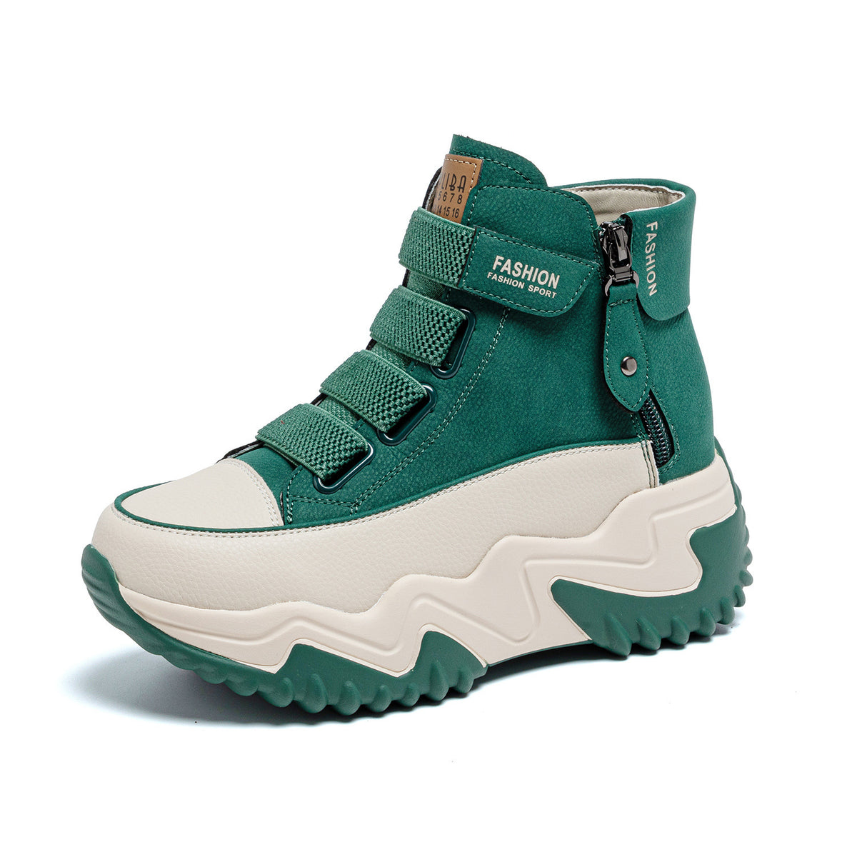 Women's Increasing Insole Authentic Clunky Korean Style Thick Bottom Platform Leisure Sneakers