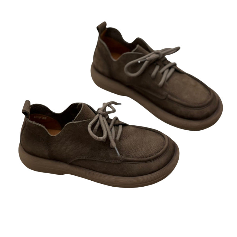 Women's Handmade Retro Artistic Round Toe Flat Bottom Soft Women's Shoes