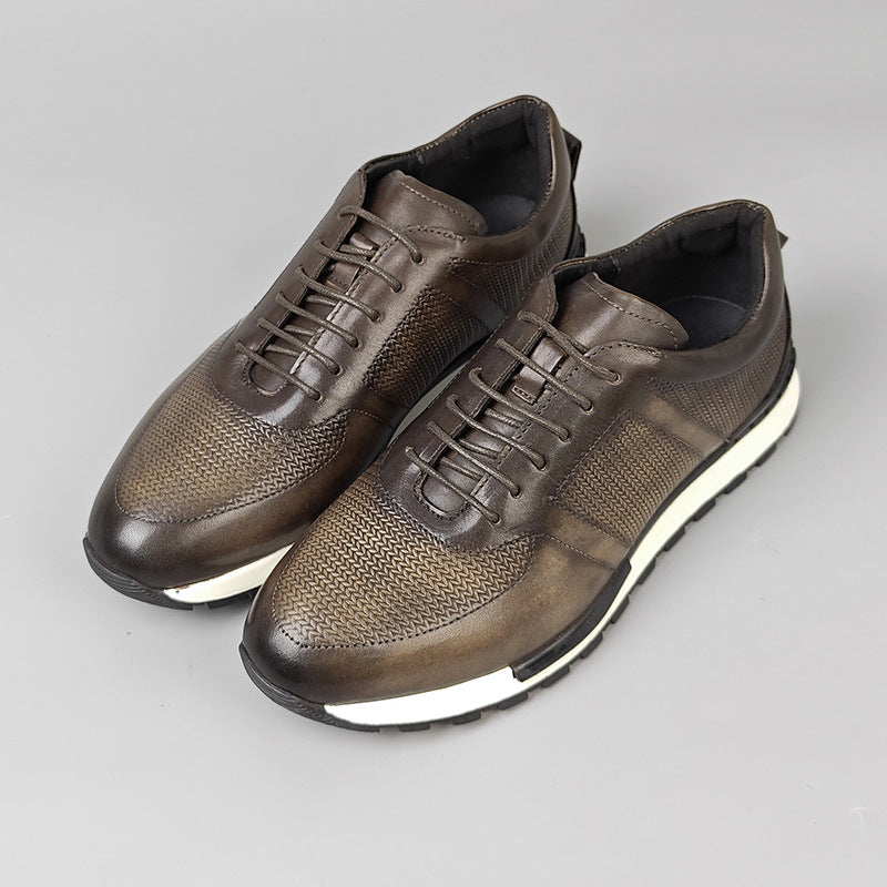 Men's Business British Style Genuine Handsome Leather Shoes