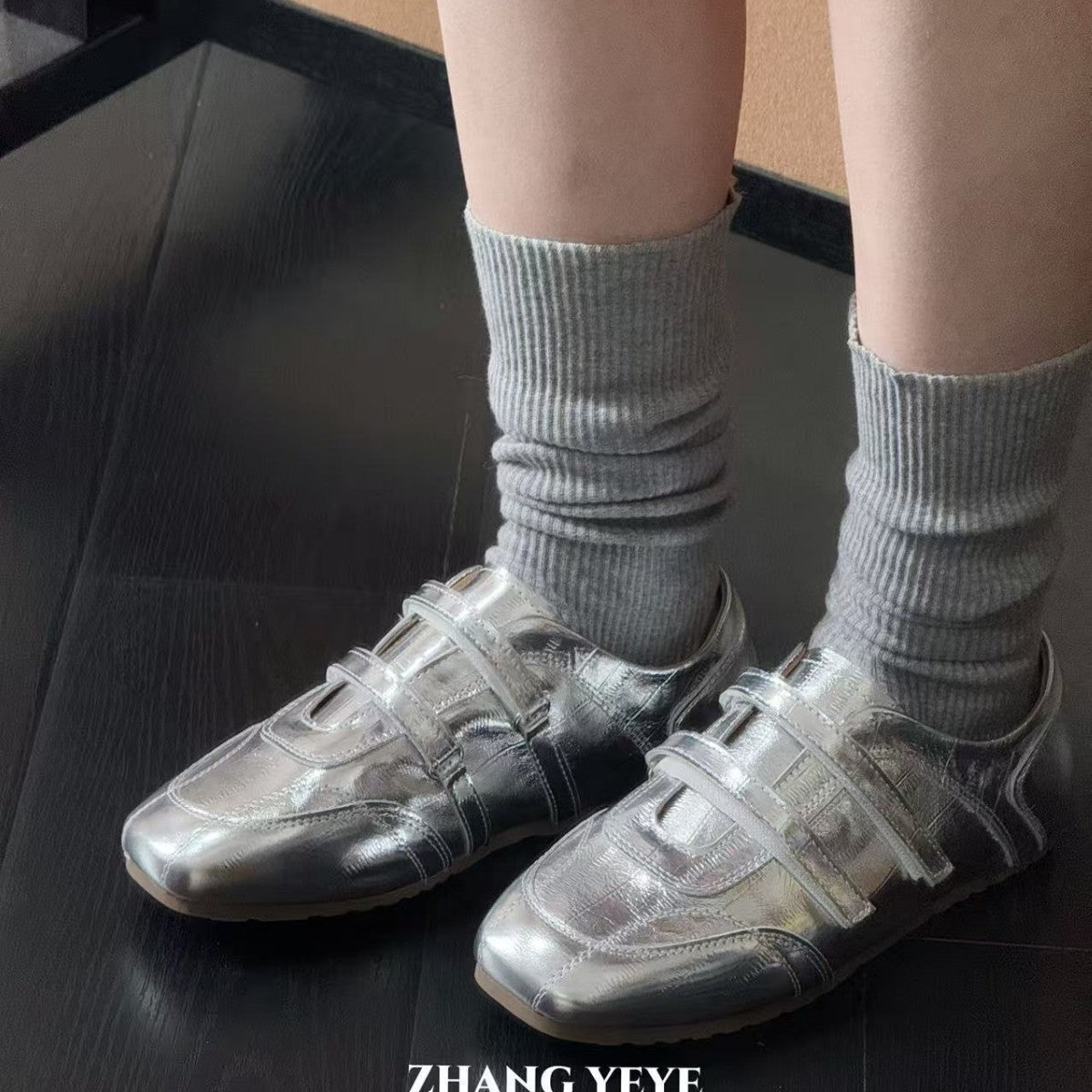 Pumps Spring Square Toe Top Layer Cowhide Comfortable Flat German Women's Casual Shoes