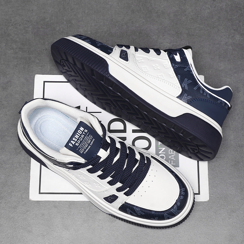 Men's Autumn Oversized White Widened Sports Men's Board Shoes