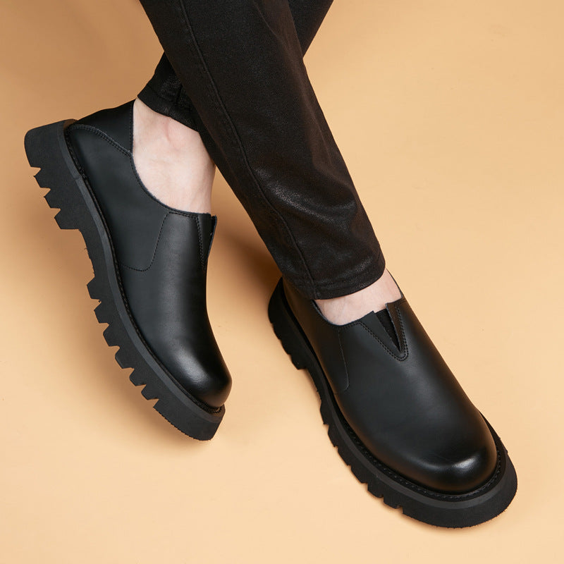 Men's Breathable Platform Thin Soft Light Bottom Support Men's Shoes