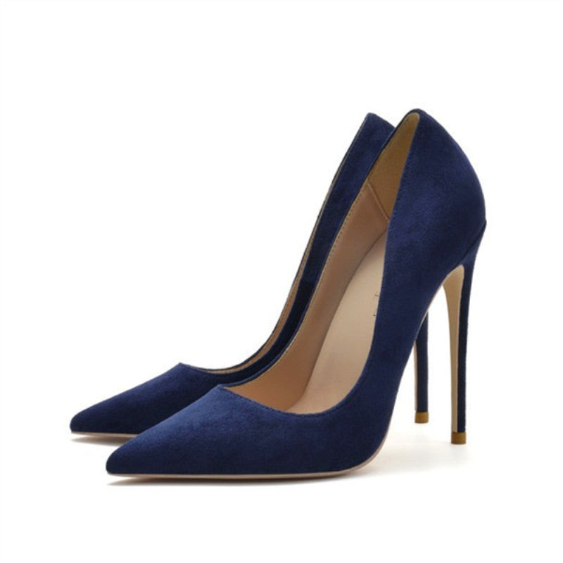 Women's High Stiletto Pointed Toe Suede Girly Women's Fashion Shoes