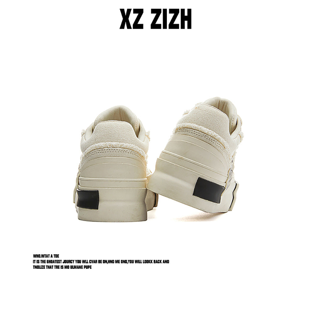 Women's & Men's Beggar Platform Height Increasing Canvas Shoes