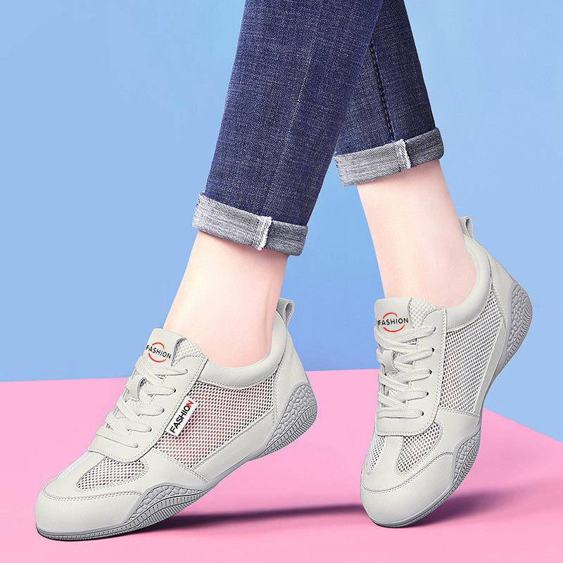 Women's Angel White Autumn Light Running Korean Sneakers