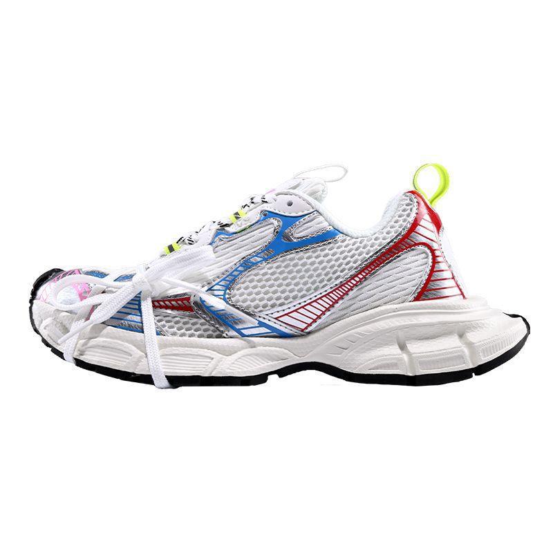 Women's & Men's Paris Black White Dad Ninth Generation Platform Height Sneakers