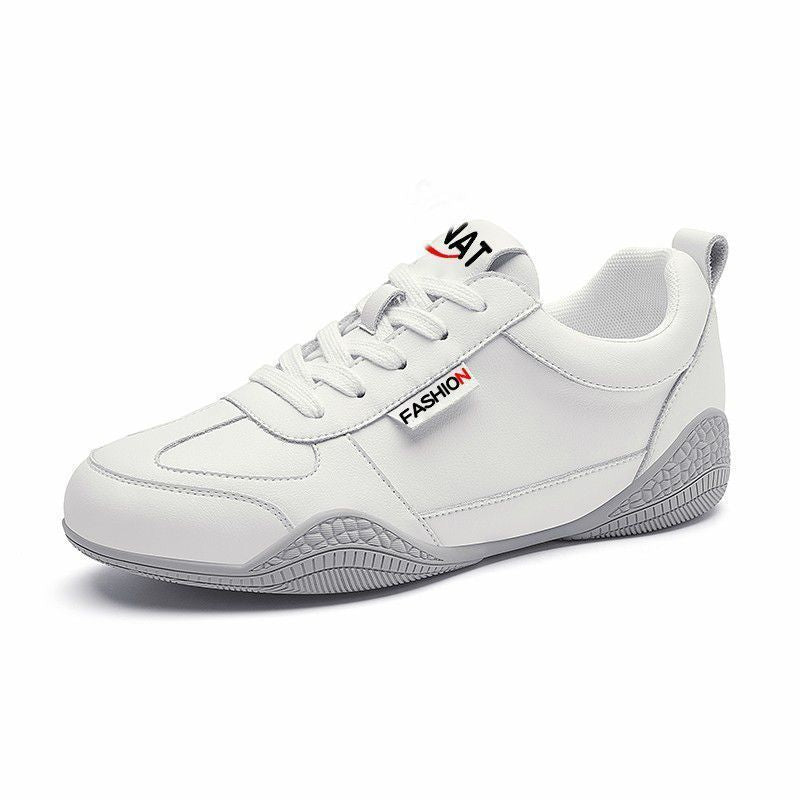 Women's White Comfortable Sports Platform Versatile Fashionable Sneakers