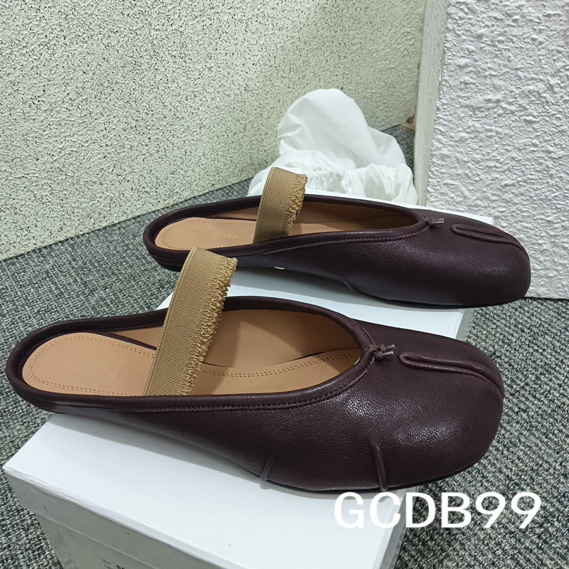 Women's Version Split Toe Half Box Outdoor Flat Slippers