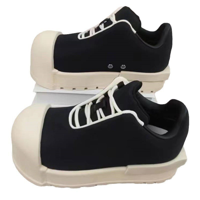 Female Couple Ugly Cute Bread Superstar Foundation Sneakers