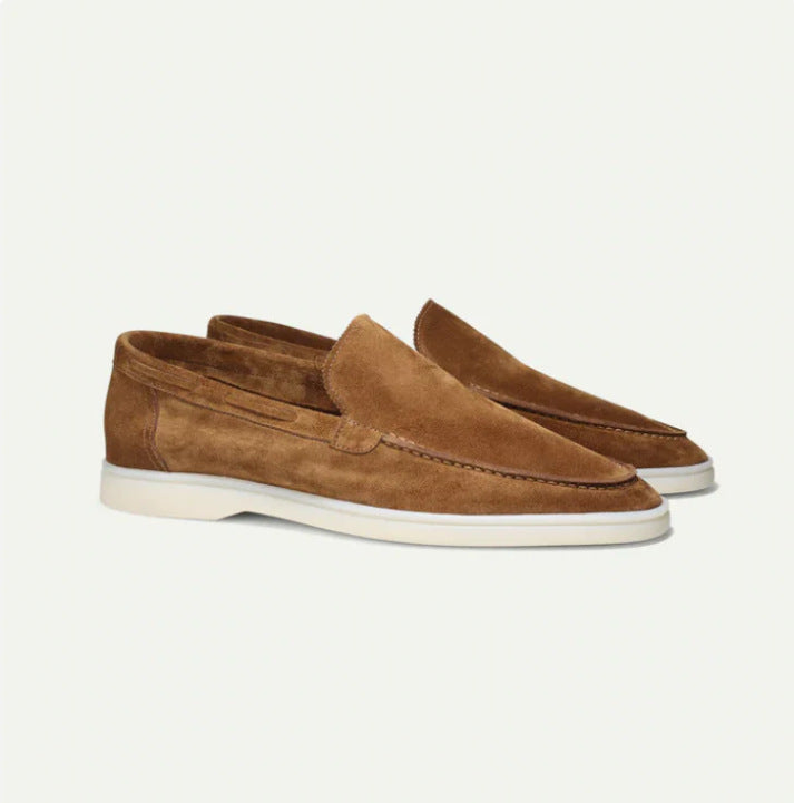 Men's Beef Tendon Soft Bottom Slip-on Driving Loafers/doug Shoes