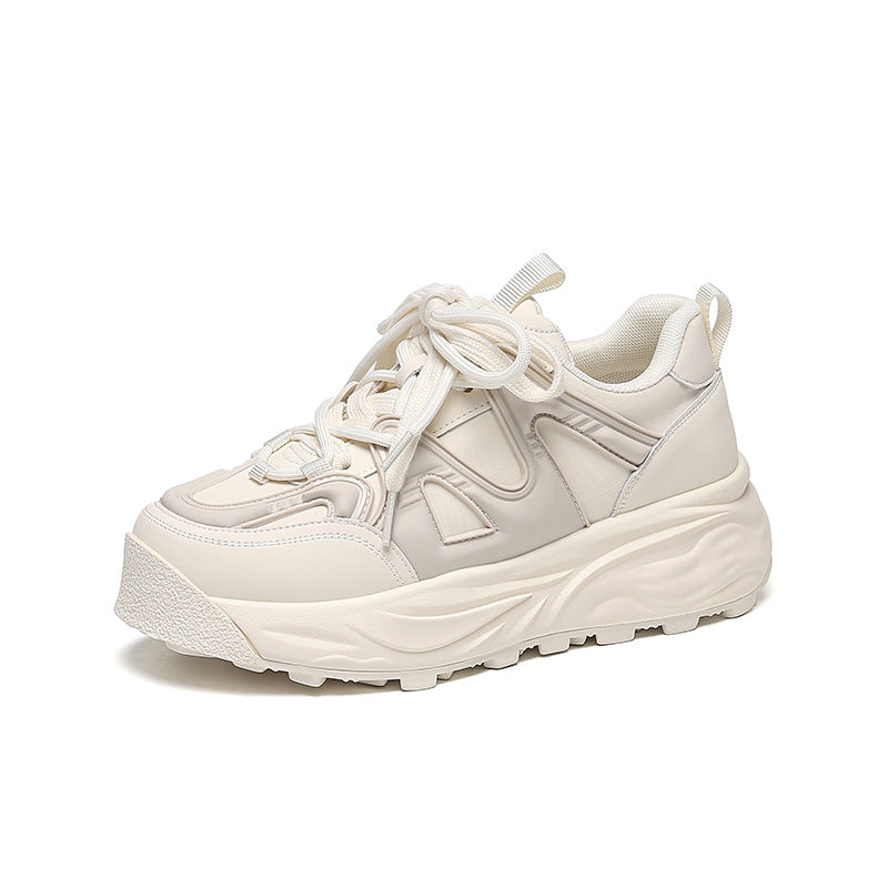 Women's Trendy Height Increasing Skinny Adult Fried Street Sneakers