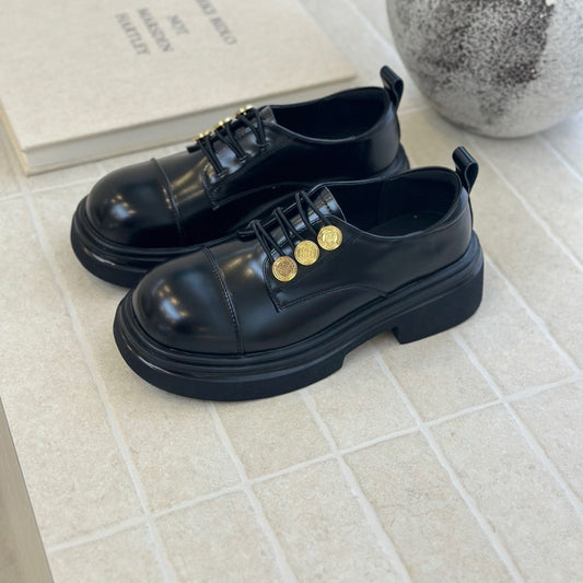 Women's Platform British Style Chunky College Uniform Women's Fashion Shoes