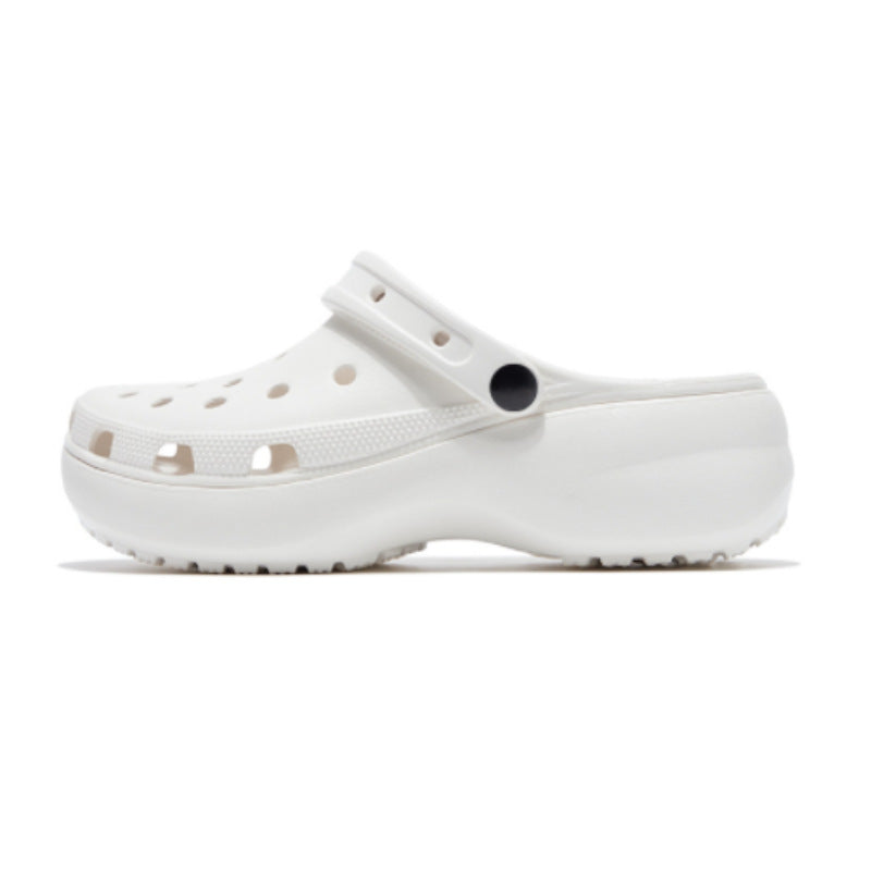 Women's Cloud Hole Platform Mid Elevator Style Women's Shoes