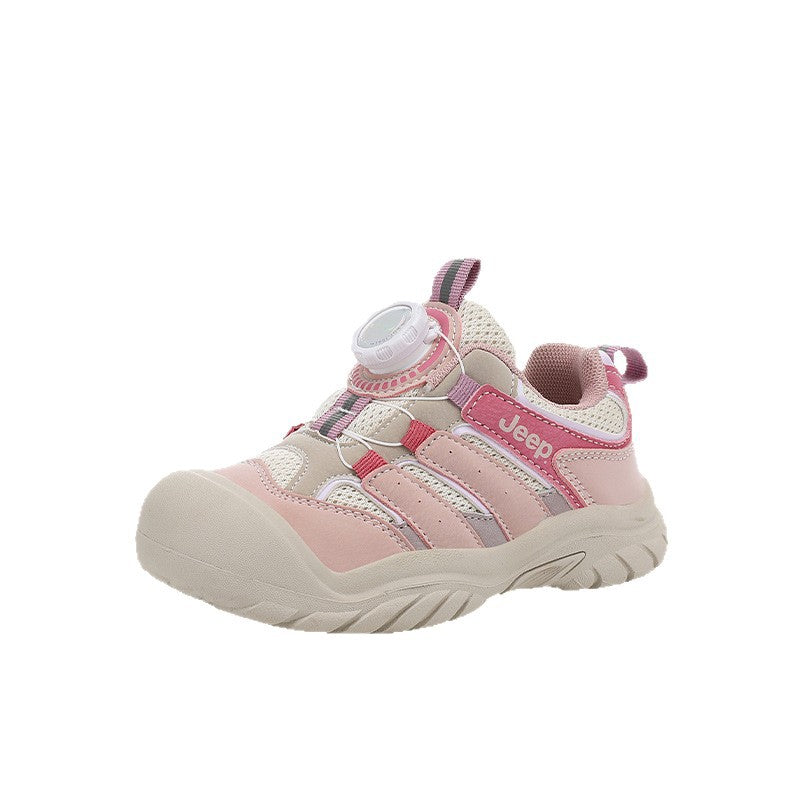 Children's Medium Large Youth Portable Outdoor Knob Casual Shoes