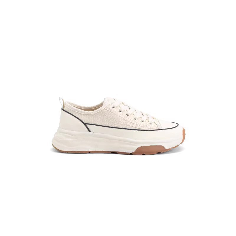 Women's Thick Bottom Muffin Breathable Increased Dissoed Canvas Shoes