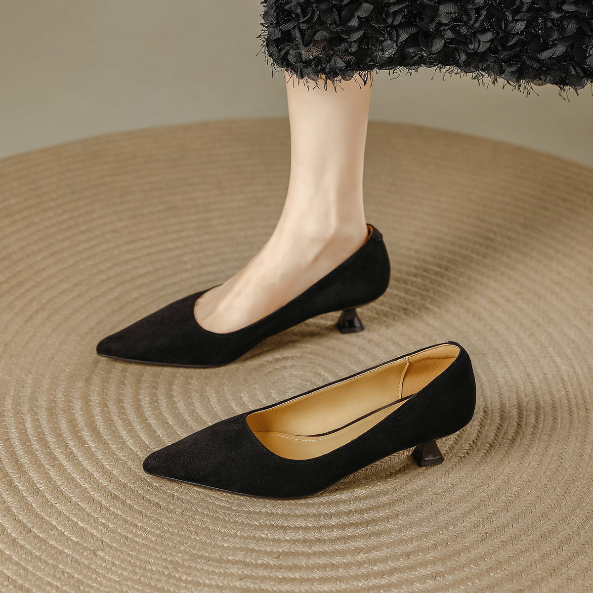 Women's Low-cut High Solid Color Temperament Soft Women's Fashion Shoes