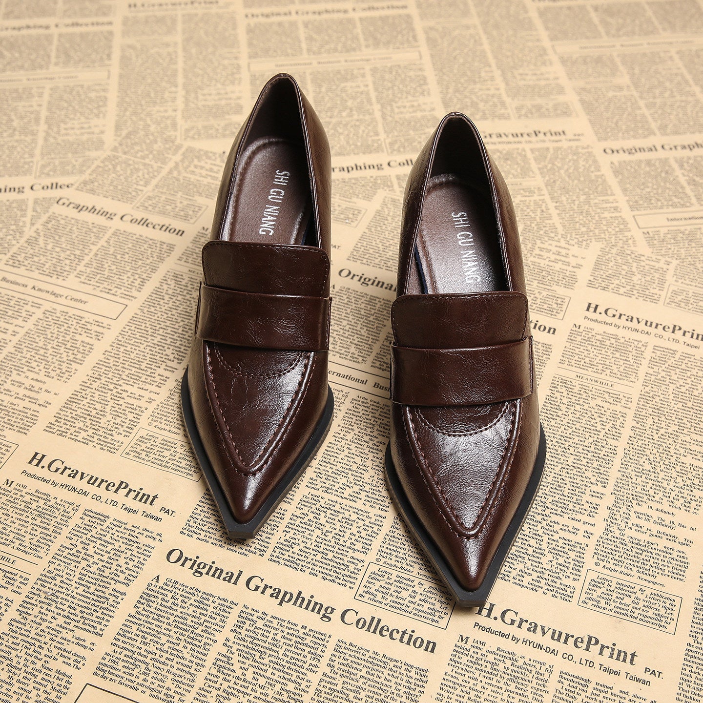 Women's Genuine Pumps Female Classy High Not Tired Feet Women's Fashion Shoes