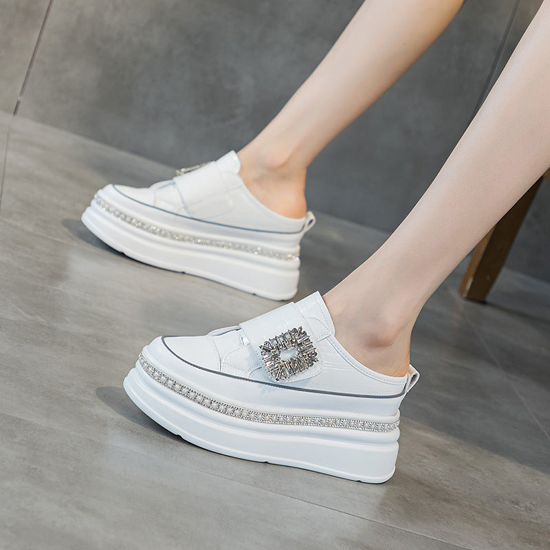 Women's Summer Small Thick Bottom Size Muffin Slippers