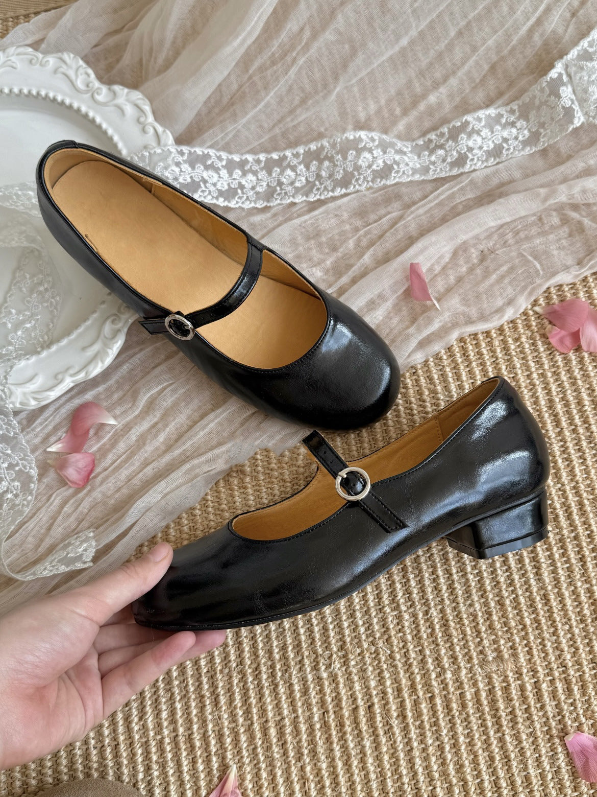 Women's Head With Soft Bottom Pumps Flat Ballet Women's Casual Shoes