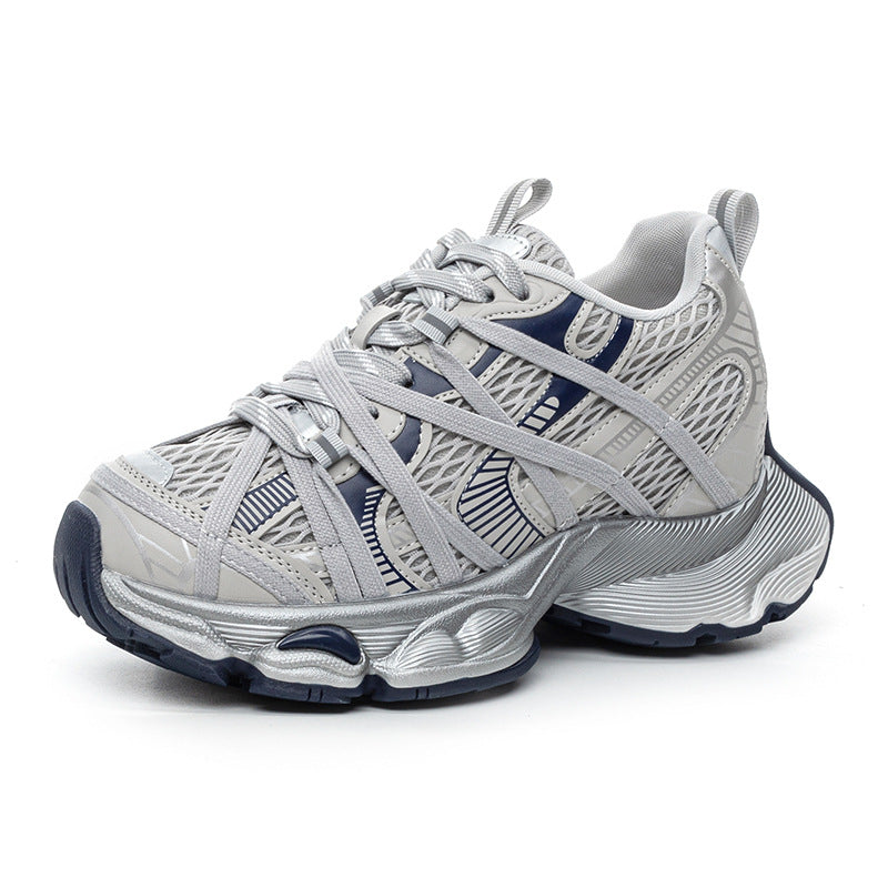 Women's Height Increasing Insole Dad Autumn High-heeled Small Women's Sports Shoes