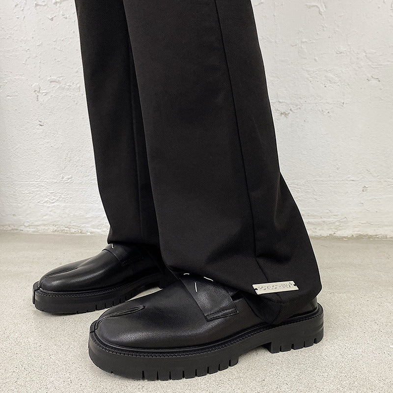 Split Toe Horseshoe Ugly Cute Platform For Loafers