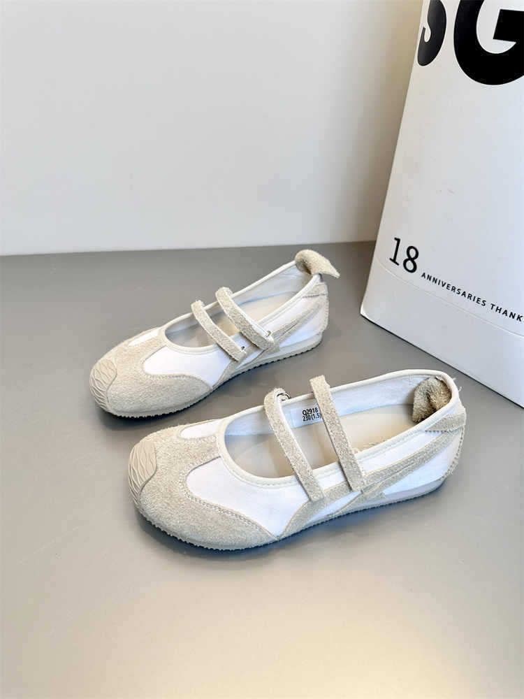 Women's Velcro Low-cut Mary Jane Ballet Style German Sneakers
