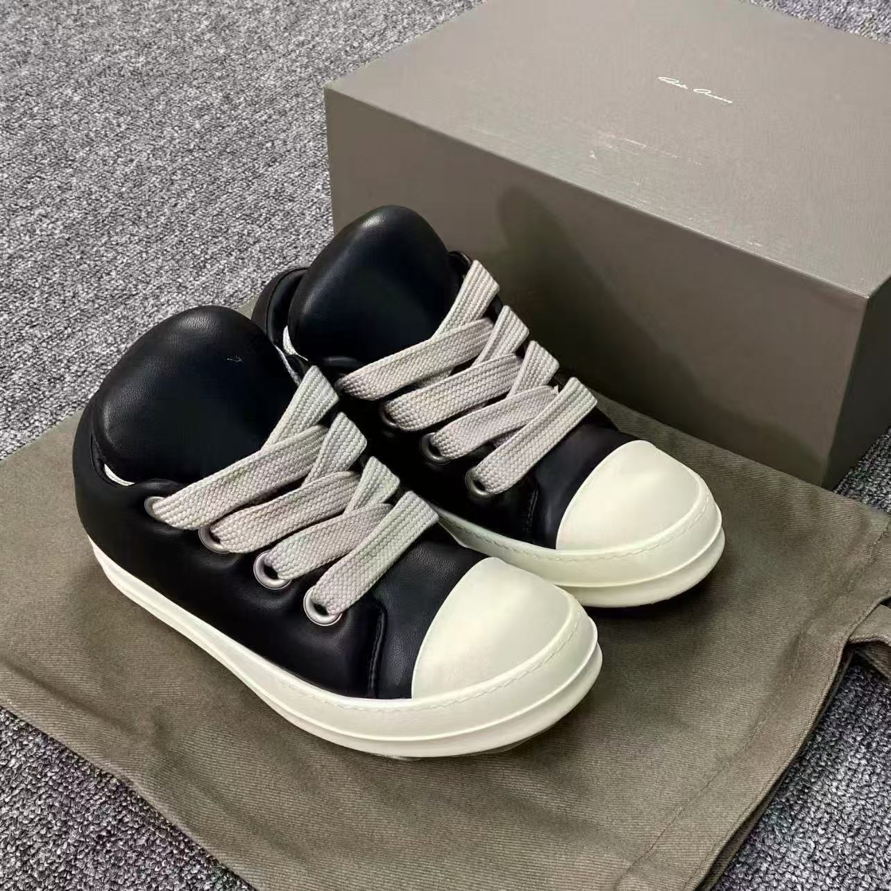 Infringing Bread Owens Little Chubby Wide Platform Lovers Men's Casual Shoes